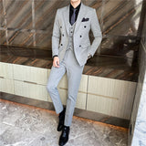 Mens Black Suit Suit Men's Three-Piece Suit Casual Slim Fit Men's Small Business Suit Coat