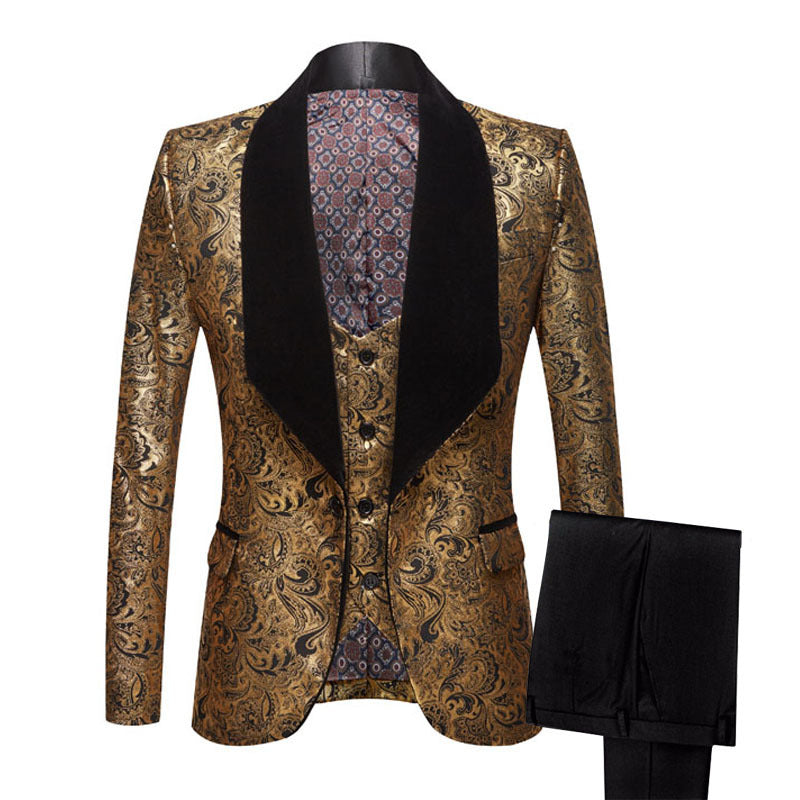 Mens Prom Suits Three-Piece Set