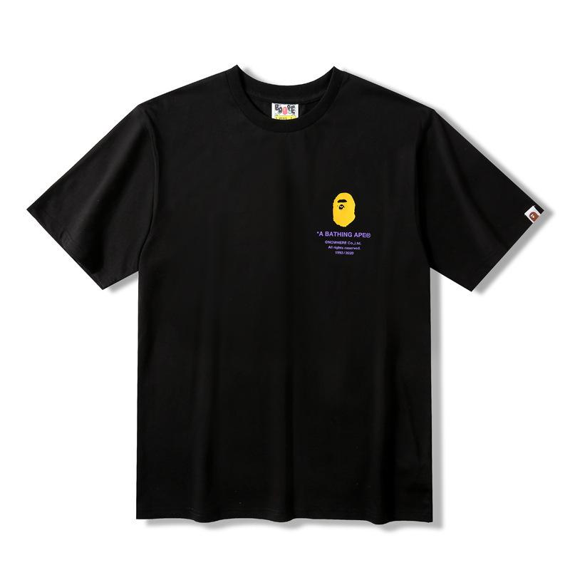 A Ape Print T Shirt Summer XINGX Letter Print Short-Sleeve T-shirt