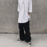Harajuku Clothing Men Classic Retro Pants Straight Leg Pant Summer Casual Pants Men and Women Wide Leg Pants Trousers