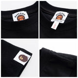 A Ape Print for Kids T Shirt Boys and Girls Environmentally Friendly Printed Cotton Short Sleeve T-shirt