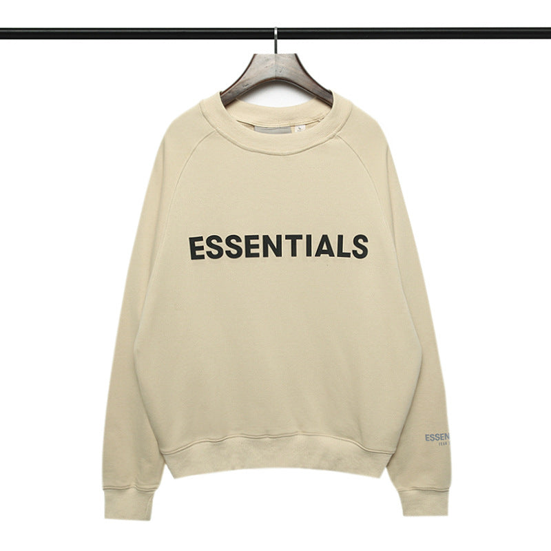 Fog Fear of God Sweatshirt Letter Men's and Women's Loose Sweater Fog Bottoming Shirt