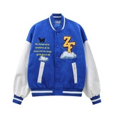 Mens Fall Outfits Vintage Pilot Baseball Uniform Hip Hop High Street Loose Couple Jacket Jacket