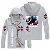 Captain America Hoodie Avengers Jacket Hooded Cardigan Coat