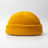 Mens Beanies Autumn Winter Retro Skullcap Chinese Landlord Hat Hip-Hop Street Men's Girl's Cap