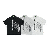 Men T Shirt Summer Casual Tops Men's Clothes Summer Wear Retro Men's round Neck Short Sleeve Casual Loose Letters Printed Shirt Fashion