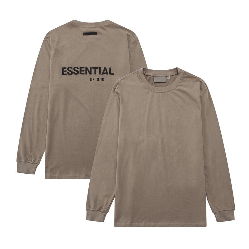 Fog Fear of God Sweatshirt Autumn Three-Dimensional Letter Long Sleeve Men's and Women's T-shirt