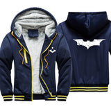 Batman Hoodie Sports Velvet Padded Thickened Sweater