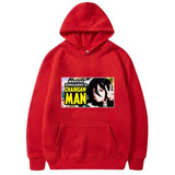 Chainsaw Man Hoodie Little Red Anime Velvet