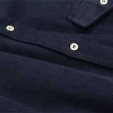 Men Shacket Long Sleeve Autumn Shirt Autumn Vintage Distressed Shirt Neutral Solid Color Corduroy Long Sleeve Loose-Fitting Shirt Men