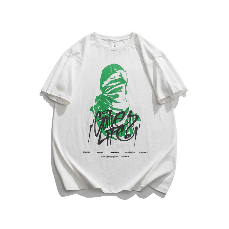 2022 Summer man t shirt Printed Short Sleeve Loose