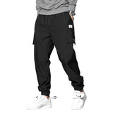 Men plus Size Fall Pants Workwear Casual Trousers Autumn and Winter Exercise Casual Pants