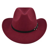 Italian Fedora Hats Imitation Sheep Hat Cowboy Hat Ethnic Style Retro