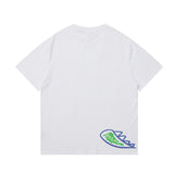 Men T Shirt Summer Casual Casual Loose Cartoon Dinosaur Tops Summer Vintage Men's round Neck Short Sleeve Casual T-shirt