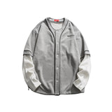 Varsity Jacket for Men Baseball Jackets Men's Street Hip-Hop Fashion Stitching Baseball Uniform Jacket