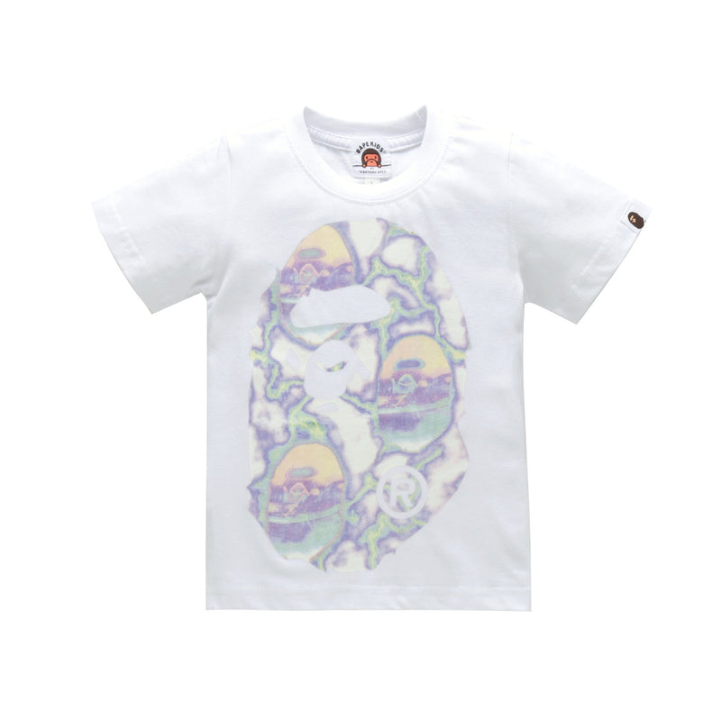 A Ape Print for Kids T Shirt Printed Lightning Medium Short Sleeve T-shirt