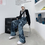 Harajuku Clothing Men Classic Retro Pants Straight Leg Pant Vintage High Waist Casual Pants Men and Women Wide Leg Pants Trousers