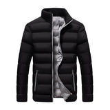 Men's Casual Korean-Style Stand Collar Fashion Trendy Short Cotton-Padded Coat Winter New Loose Cotton Jacket Men Winter Outfit