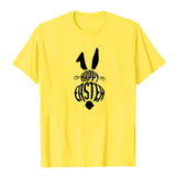 Mens Easter Shirts Round Neck Printing