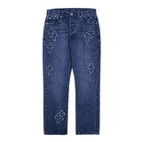 Straight Fit Prospector Jean for Men Baggy Denim Pants Loose Man Stretch Relaxed Jean High Street Casual Jeans Trousers Straight Men