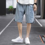 Mens Cargo Shorts Men's Summer Trendy Casual Sports Pants Thin Loose Outer Wear Fifth Pants Fifth Pants