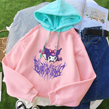 My Melody Hoodie Female Student Cute Clow M Sweater Female Autumn and Winter Loose round Neck Hoodie Top
