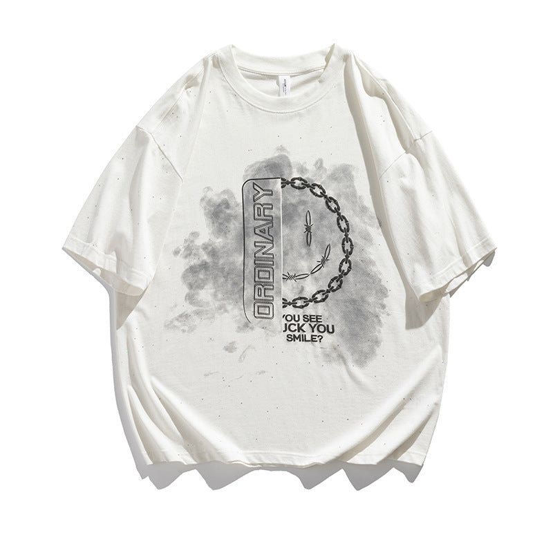 2022 Summer Man T Shirt Starry Sky Creative Printing