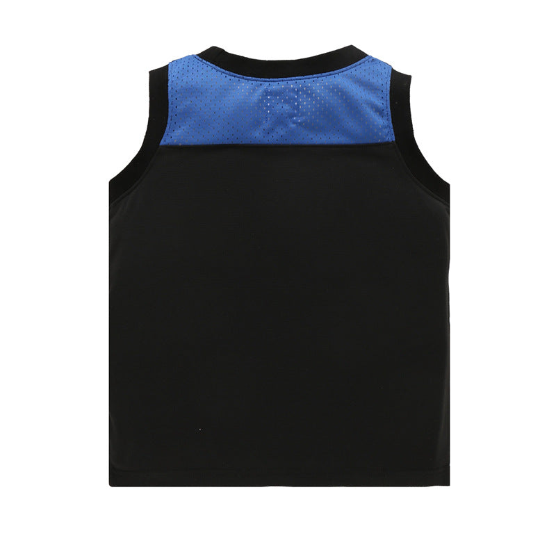 A Ape Print for Kids Vest Summer BAPE Letter Lightning Pattern Boys and Girls Vest