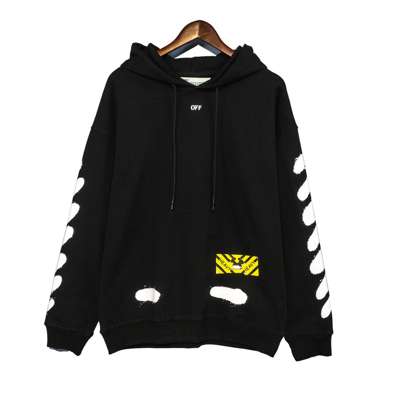 Autumn And Winter Splash-Ink Paint Speed Bump Hooded Sweater For Men And Women