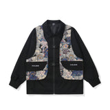 Teddy Bear Varsity Jacket Lapel False Two-Piece Suit