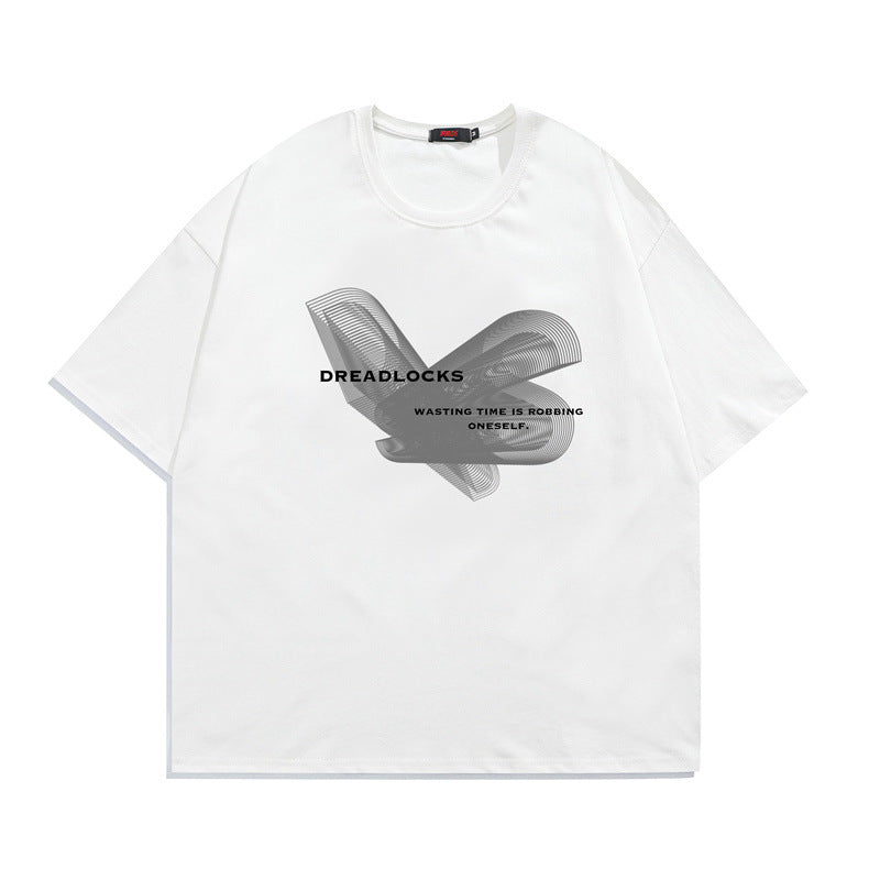 2022 Summer man t shirt Graffiti Printing Short Sleeve