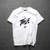 True T Shirts Summer Men's Short-Sleeved T-shirt Cotton Loose round Neck T-shirt Couple's Tops