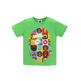 A Ape Print for Kids T Shirt Summer Fashion Brand Short Sleeve T-shirt