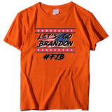 Let's Go Brandon T Shirts Brandon Printed Short-Sleeved T-shirt Women's Bottoming Shirt