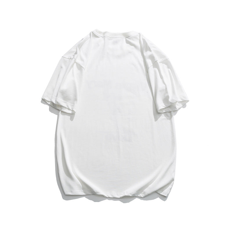 2022 Summer Man T Shirt Printed Loose Half Sleeve