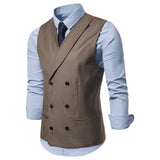 Men's Dress Vests Business Waistcoat Summer Men's plus Size Suit Vest