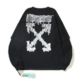 Autumn Sweater Pattern Pullover Long Sleeve Sweater