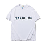 Fog T Shirt Fashion Brand Letter Men and Women Casual Short Sleeve fear of god