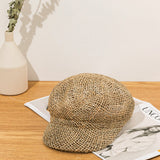 Italian Fedora Hats Summer Breathable Sun Hat Painter Hat