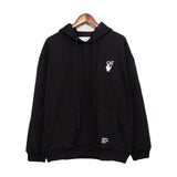 Autumn And Winter Arrow Pattern Hooded Sweater