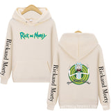 Rick and Morty Tracksuit Pullover Hoodie Sweatshirts Printed Lettered Casual Sports Hip-Hop Sweater Men's Ladies Hoodie