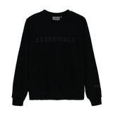 Fog Essentials Long Sleeve round Neck Neck Sweatshirt Double Line High Street Adhesive Letter Crew Neck Sweater