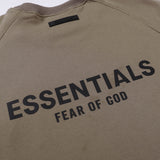 Fog Fear of God Sweatshirt Essentials Back Letter Crew Neck Brushed Hoody Loose Base Shirt