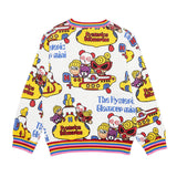 A Ape Print for Kids Sweatshirt Nipple Sweater Full Printed round Neck Hysteric Children Baby Sweater Autumn and Winter