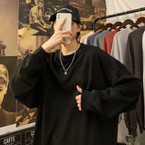 Men Long Sleeve T-shirt Crew Neck Inner Bottoming Shirt