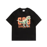 2022 Summer Man T Shirt Dinosaur Graffiti Printing