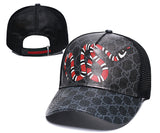 Wolf Print Cap Baseball Cap Men's Embroidered Spring Animal Mesh Cap