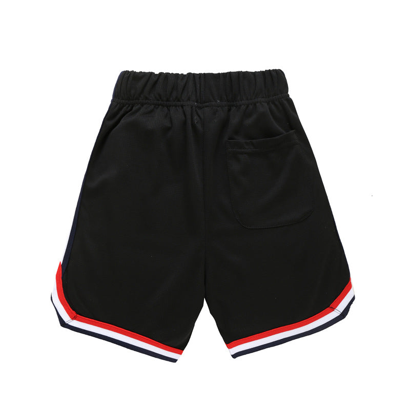 A Ape Print For Kids Shorts Summer BAPE Letter Lightning Pattern Men And Women Children 'S Casual Shorts