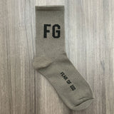 Fog Socks Alphabet Long Cotton Socks Men And Women One Size Casual Fashion Fear Of God Essential Sock