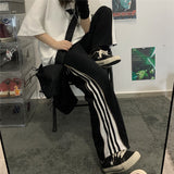 Harajuku Clothing Men Classic Retro Pants Straight Leg Pant Summer Retro Loose Casual Pants Men and Women Sports Trousers